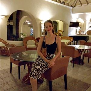 Sold! XOXO cheetah print skirt